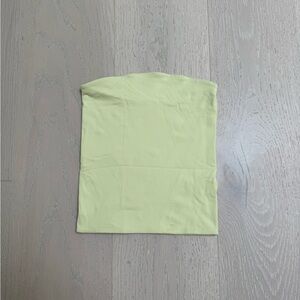 Aritzia Babaton Contour Tube Top Light Yellow Size 2XS